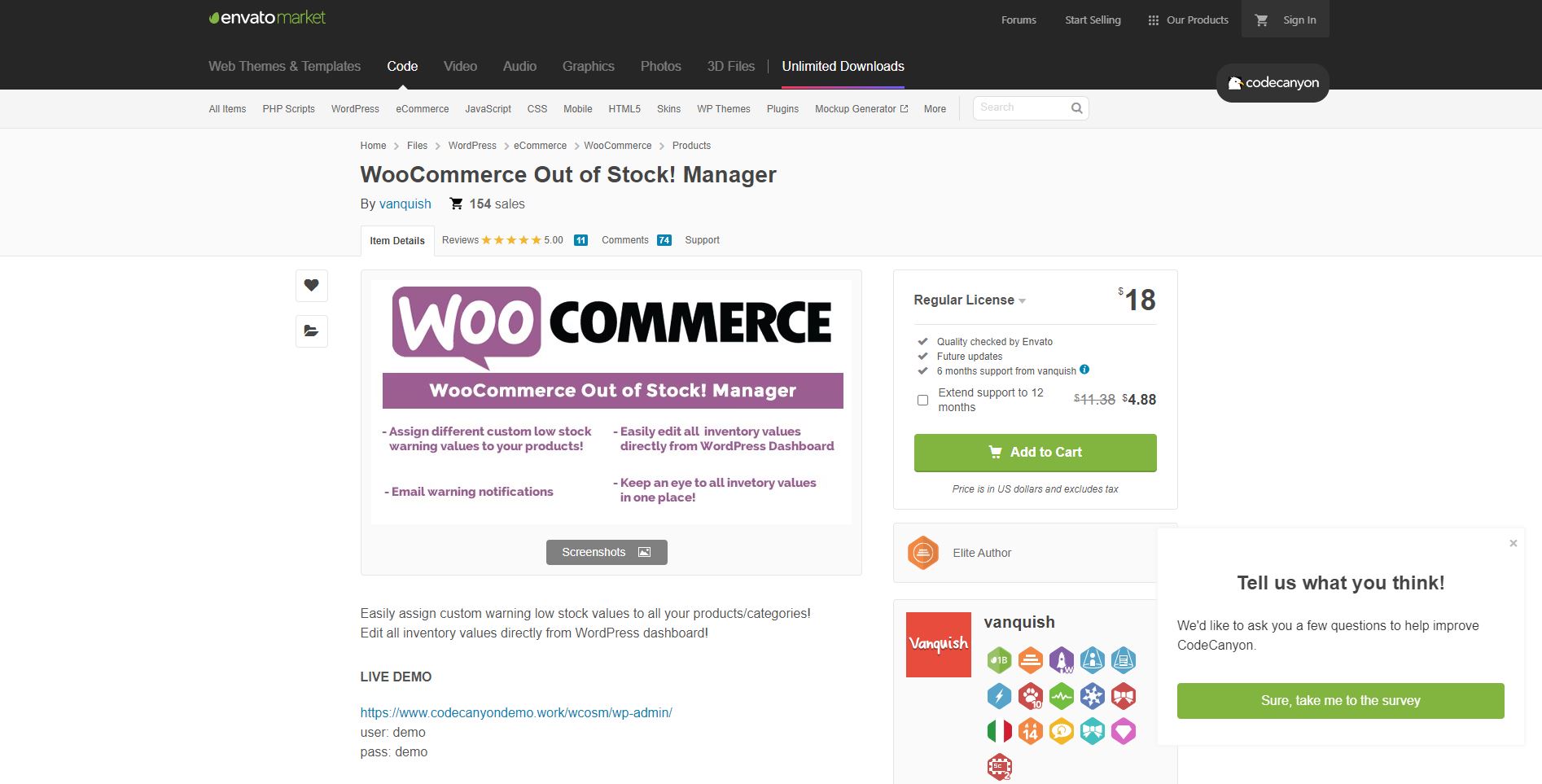 WooCommerce stock management: WooCommerce Out of Stock! Manager.