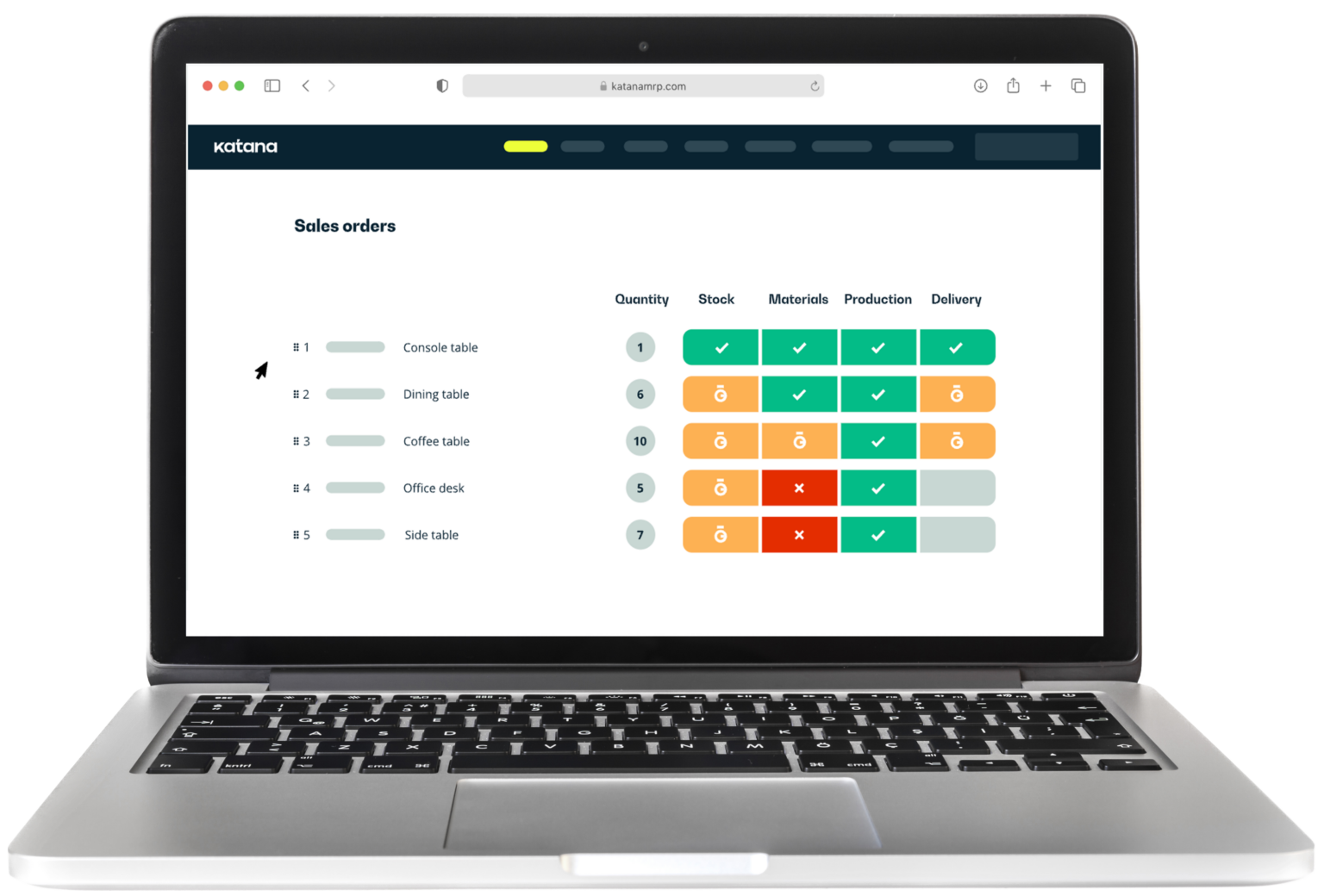 Shop Floor Planning And Scheduling System — Katana