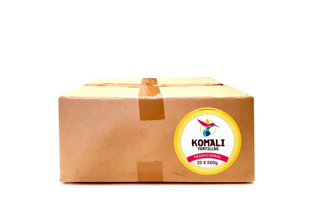 Komali Tortillas product box