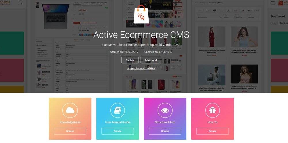 Active eCommerce CMS is a B2B eCommerce platform that gives you the freedom to easily design your store page.