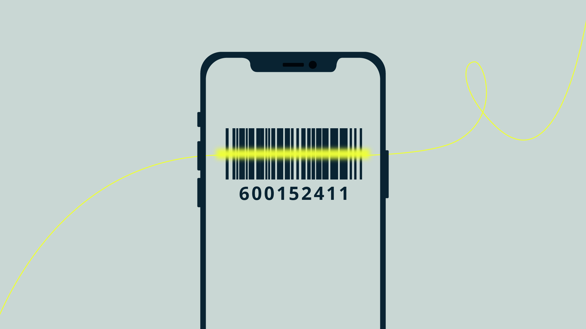 Katana barcode scanning with a smart device