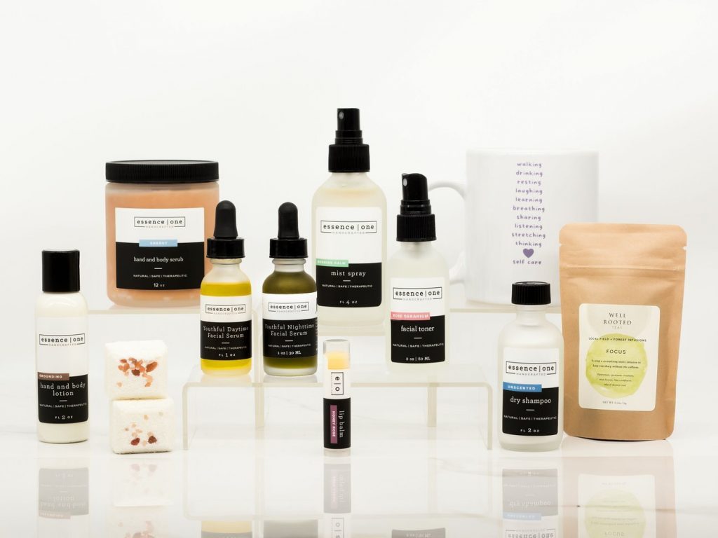 Essence One range of aromatherapy and cosmetics products made using Katana