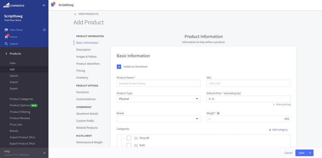 Control is expensive but helps keep inventory especially secure? With BigCommerce’s native inventory features you get control inventory and expenses.