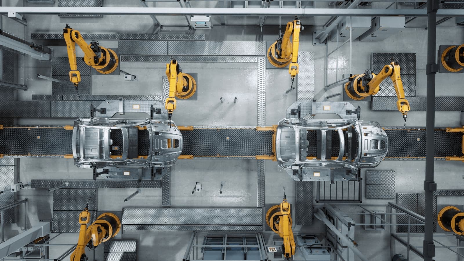 A car on an assembly line represents discrete in discrete vs process manufacturing.