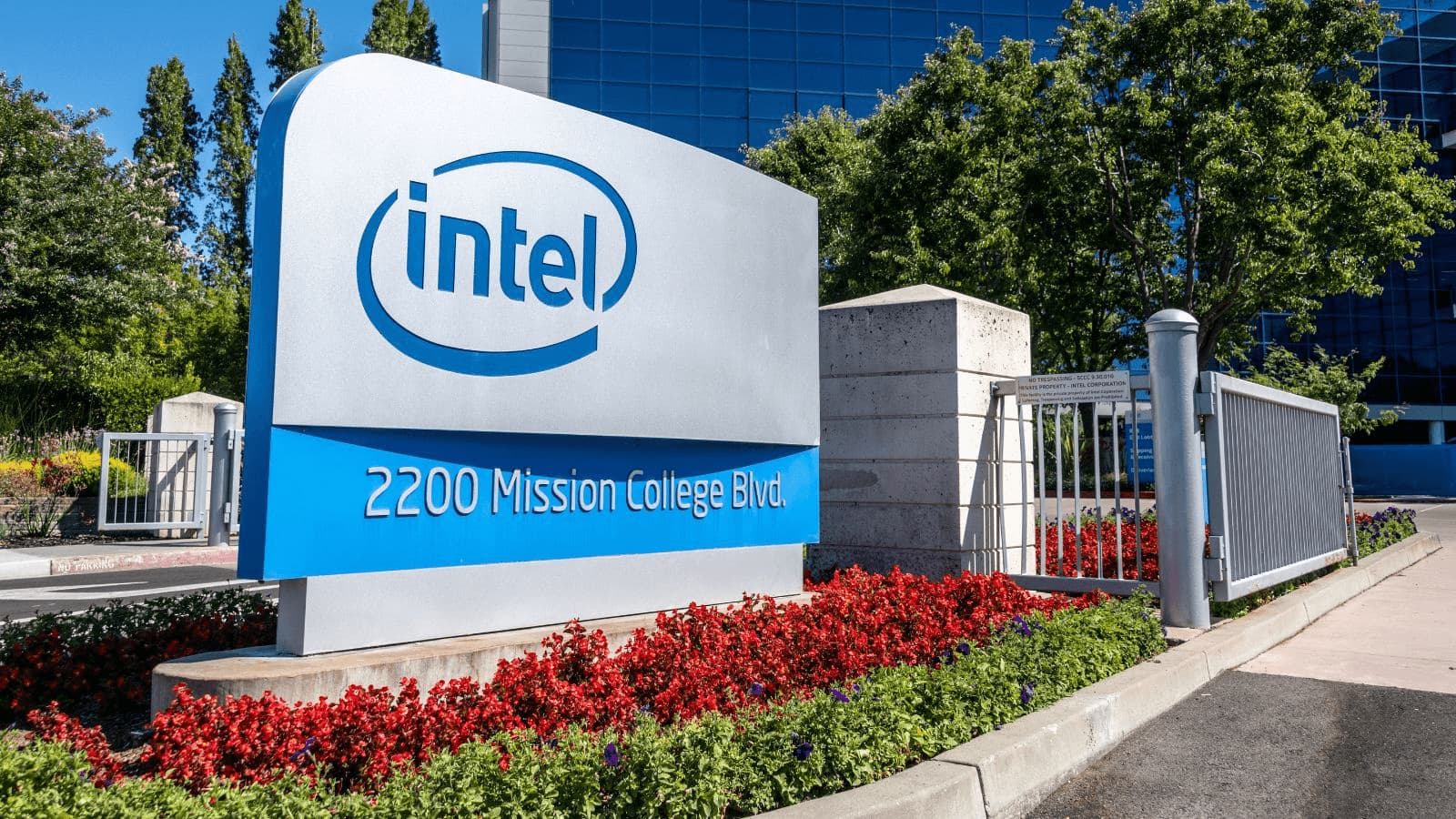 Intel Corp. Headquarters in California.