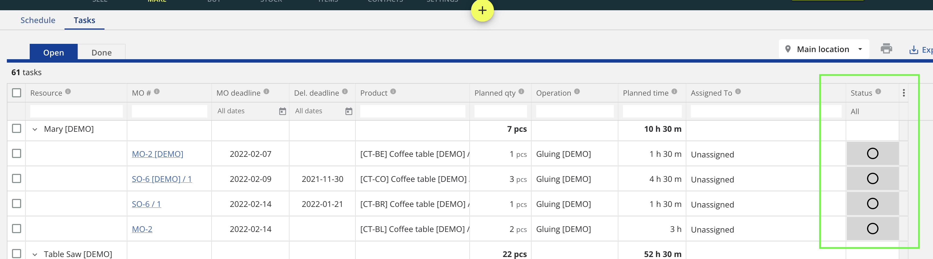 task management in Katana