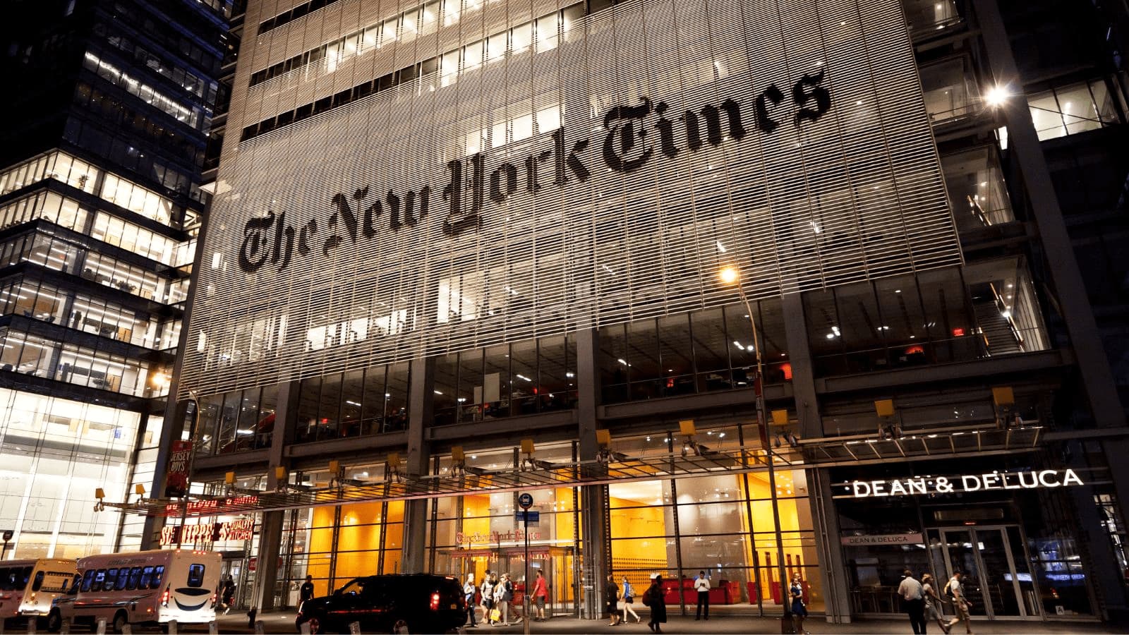 A photo of the famous newspaper The New York Times.