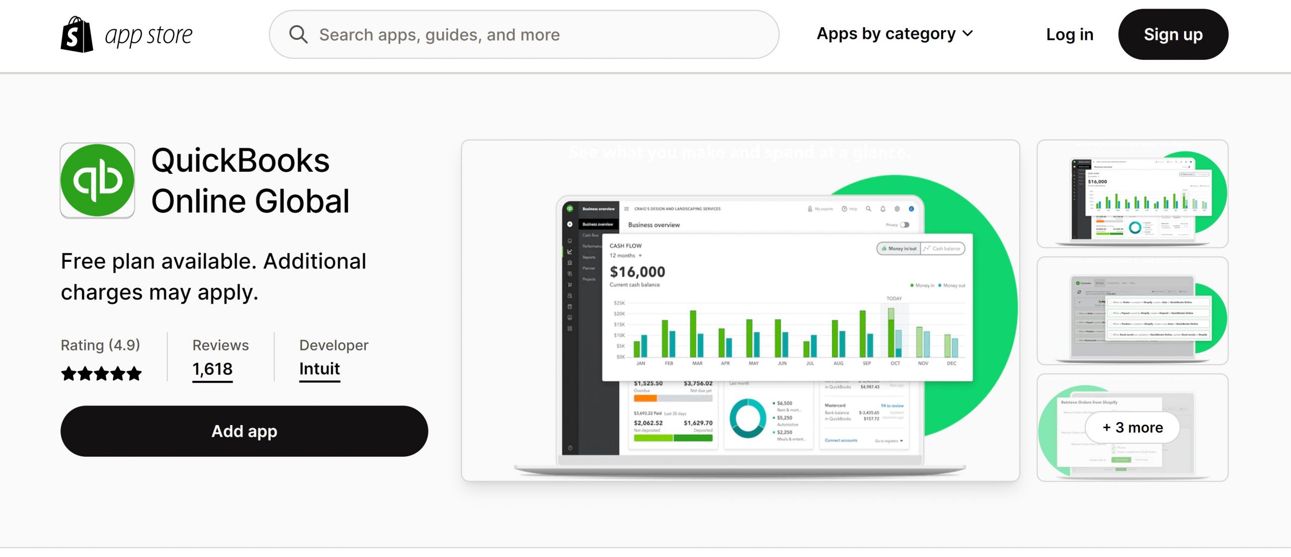 QuickBooks Online Global on the Shopify app store.