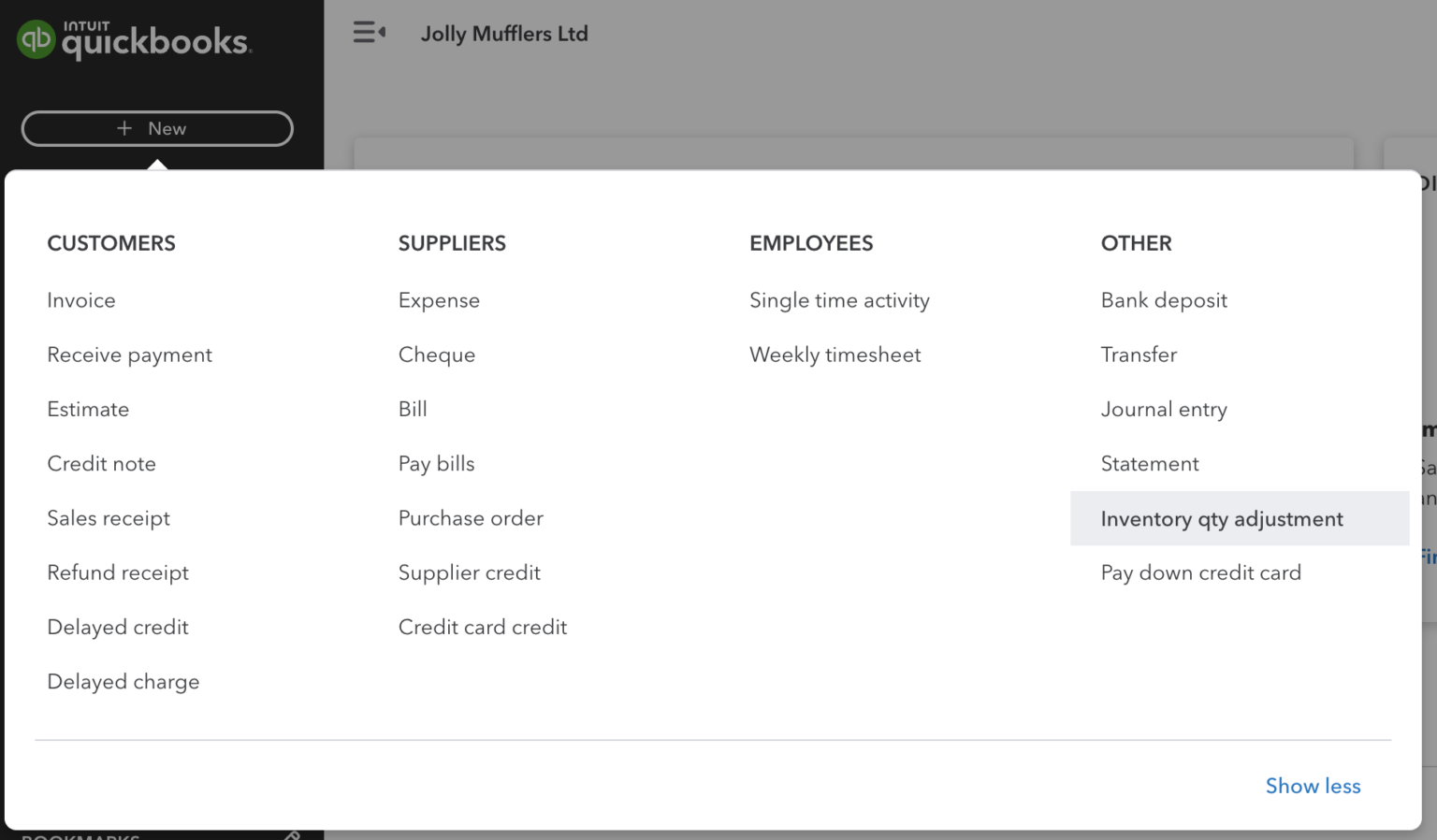 How to Adjust Inventory in QuickBooks Online — Katana