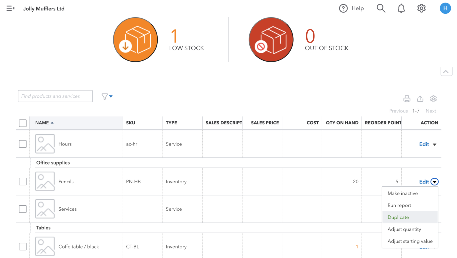 QuickBooks NonInventory Items the What and How — Katana