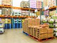 The shop floor of a wholesaler selling several different types of inventories in bulk.