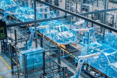 AI used in manufacturing to assemble cars