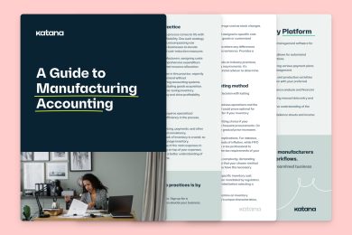manufacturing accounting guide
