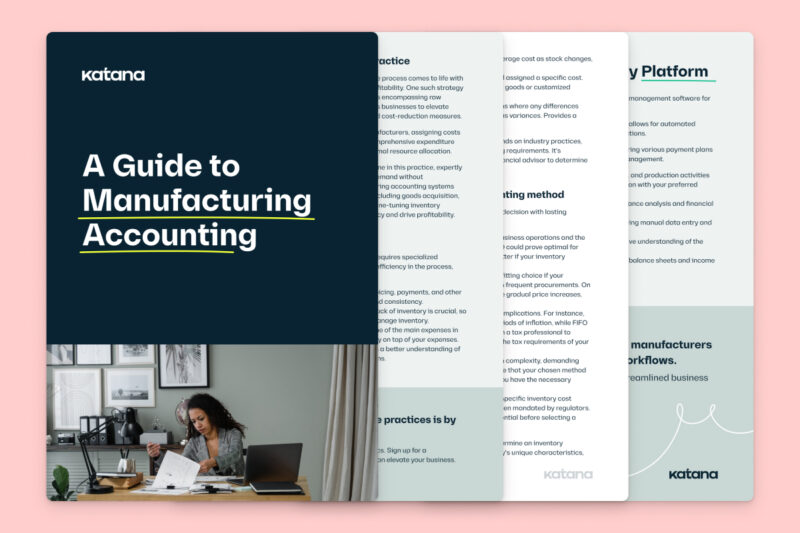 Manufacturing accounting: a unique approach for a unique sector