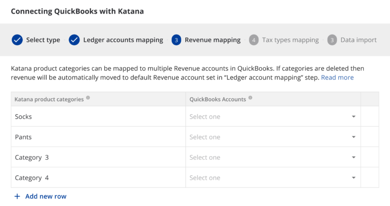default accounts in qbo