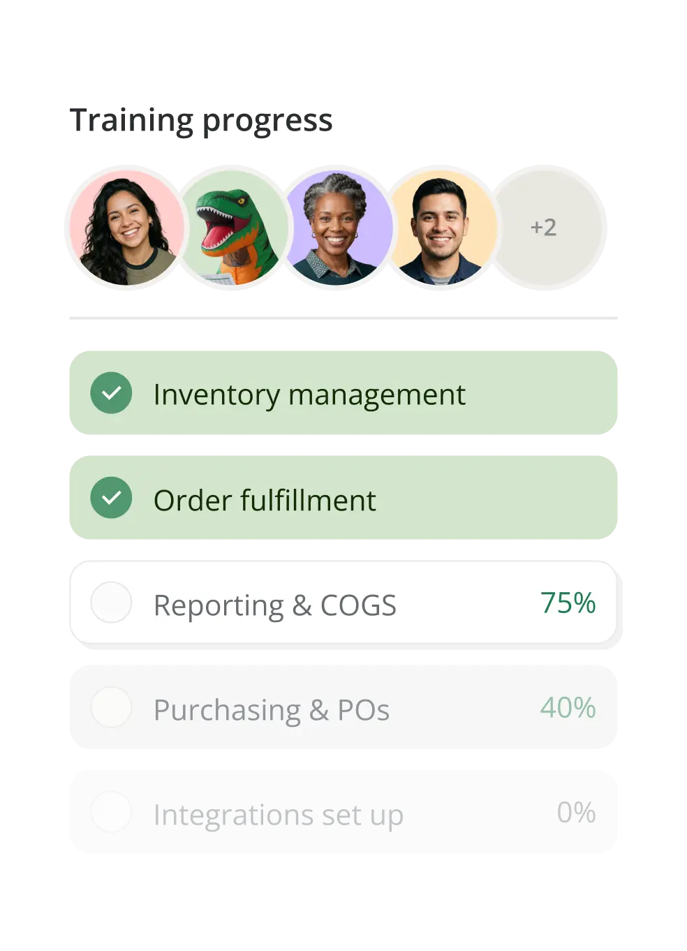 Get tailored team
training sessions with Katana