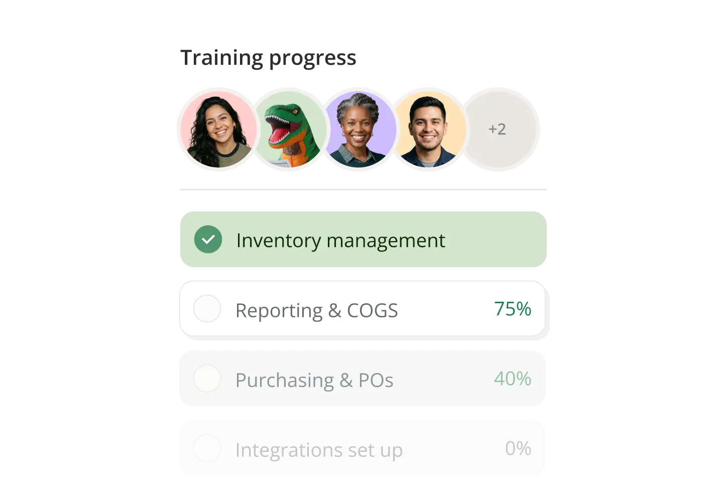 Get tailored team
training sessions with Katana